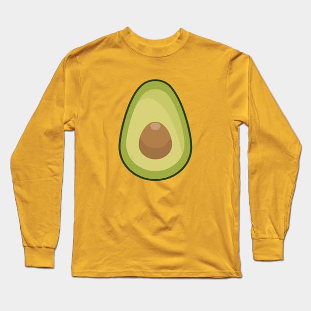 Avocado is My Spirit Fruit Long Sleeve T-Shirt by parazitgoodz